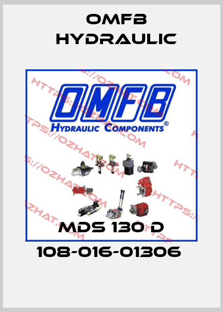 MDS 130 D 108-016-01306  OMFB Hydraulic