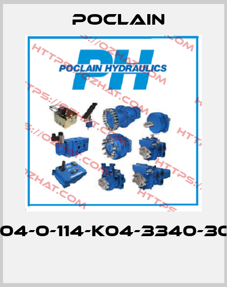 MK04-0-114-K04-3340-3000  Poclain