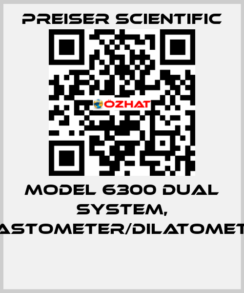 Model 6300 Dual System, Plastometer/Dilatometer  Preiser Scientific
