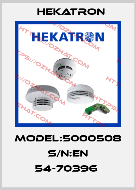 MODEL:5000508 S/N:EN 54-70396  Hekatron