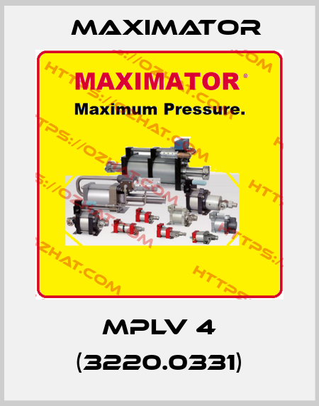 MPLV 4 (3220.0331) Maximator