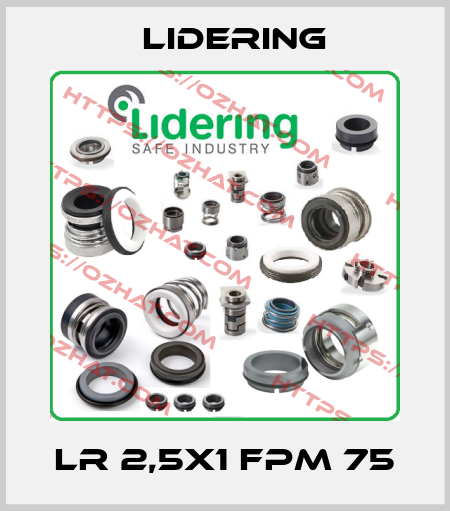 LR 2,5X1 FPM 75 Lidering
