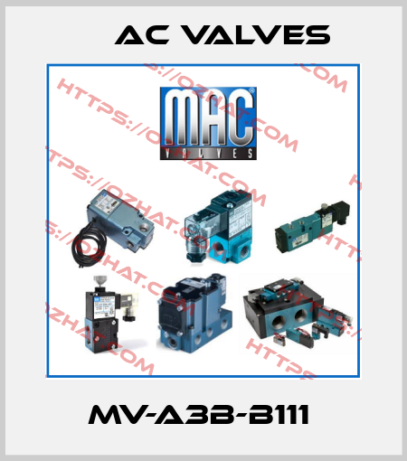 MV-A3B-B111  МAC Valves