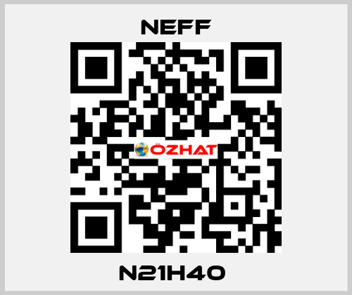 N21H40  Neff