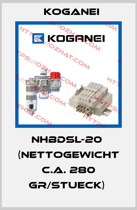 NHBDSL-20  (Nettogewicht c.a. 280 gr/Stueck)  Koganei