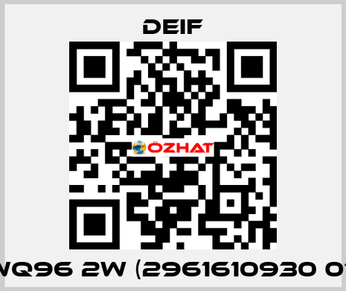 WQ96 2W (2961610930 01) Deif