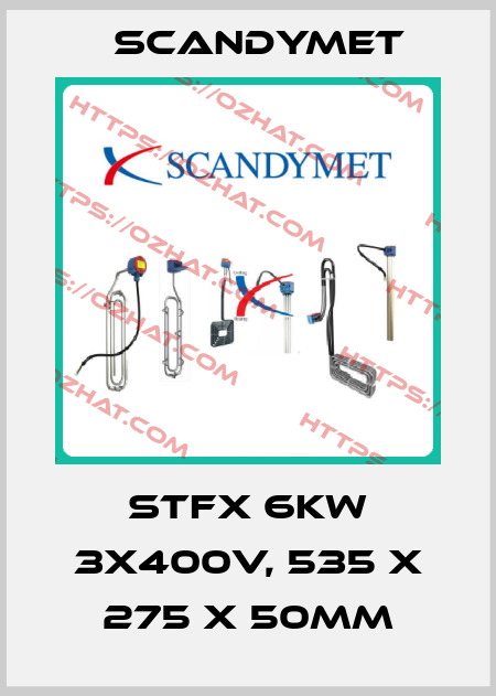 STFX 6kW 3x400V, 535 x 275 x 50mm SCANDYMET