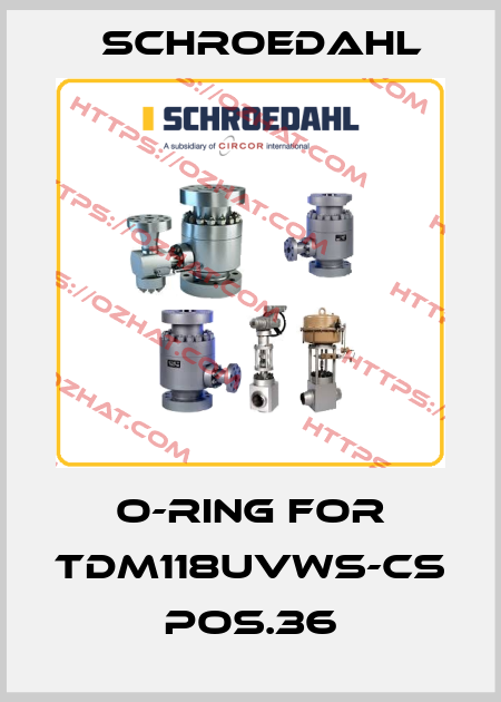 O-Ring for TDM118UVWS-CS pos.36 Schroedahl