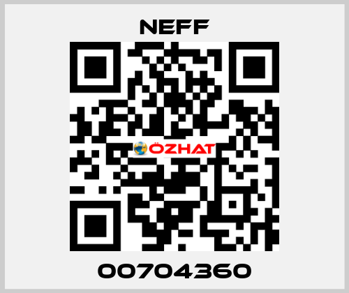 00704360 Neff