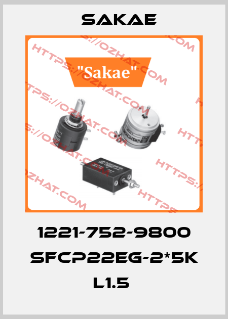 1221-752-9800 SFCP22EG-2*5K L1.5  Sakae