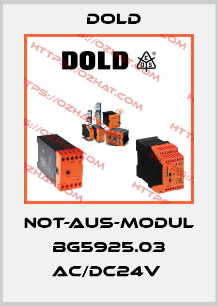 NOT-AUS-MODUL BG5925.03 AC/DC24V  Dold