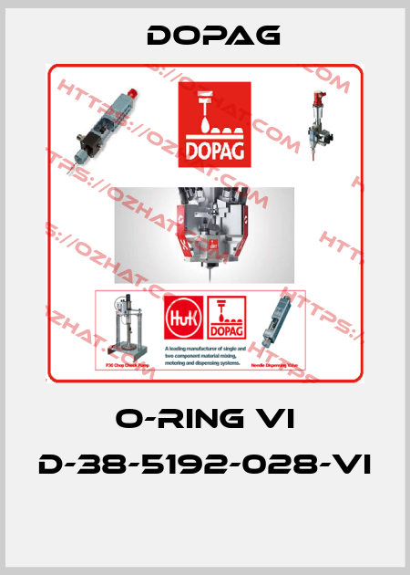 O-RING VI D-38-5192-028-VI  Dopag
