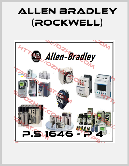 P.S 1646 - P 4  Allen Bradley (Rockwell)
