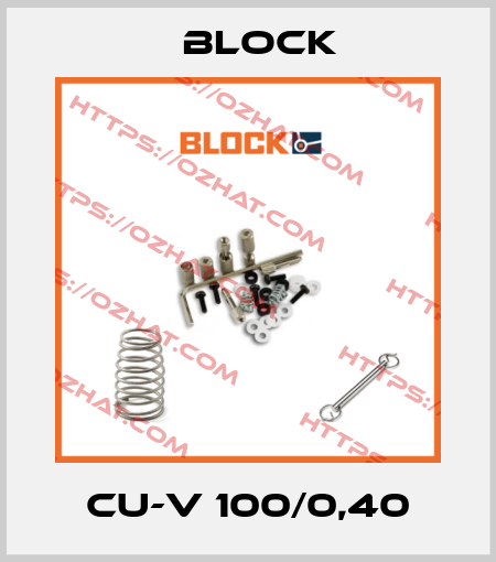 CU-V 100/0,40 Block