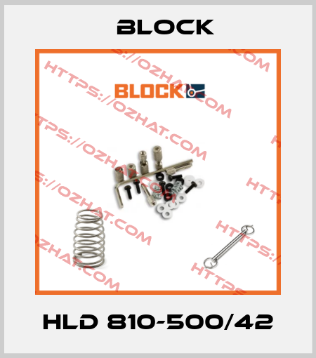 HLD 810-500/42 Block
