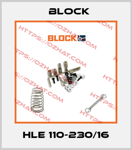 HLE 110-230/16 Block