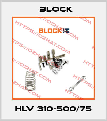 HLV 310-500/75 Block