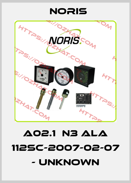 A02.1  N3 ALA 112SC-2007-02-07 - unknown Noris