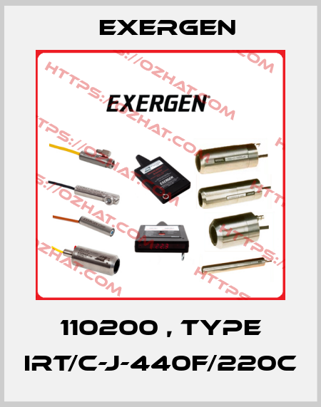 110200 , type IRt/c-J-440F/220C Exergen