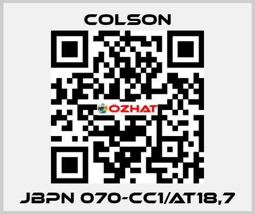 JBPN 070-CC1/AT18,7 Colson