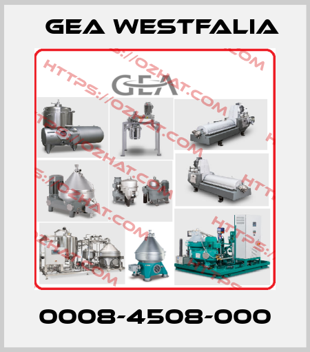 0008-4508-000 Gea Westfalia