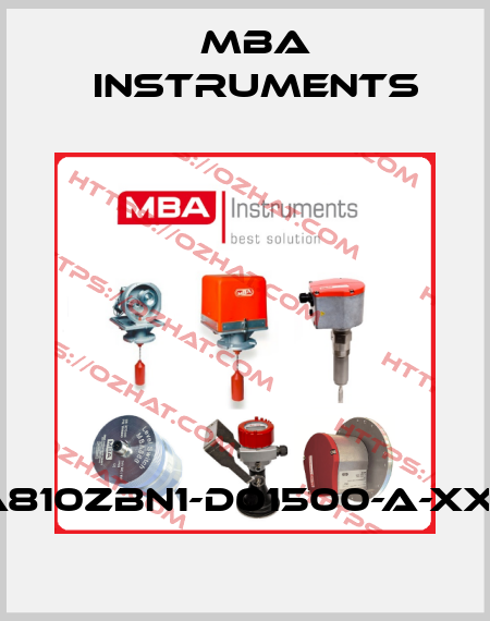 MBA810ZBN1-D01500-A-XXEXX MBA Instruments