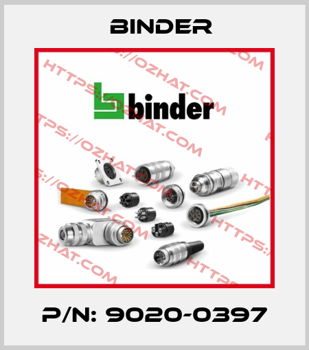P/N: 9020-0397 Binder