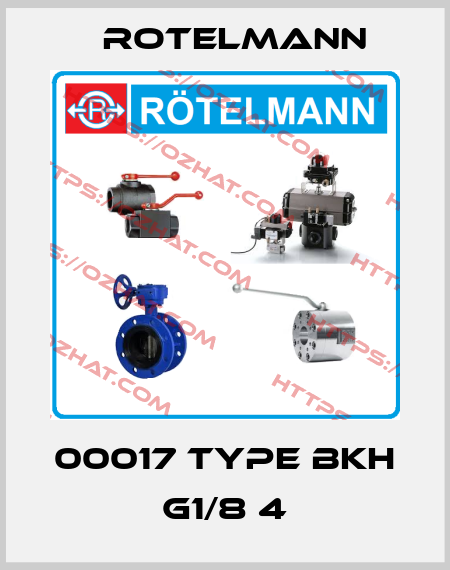 00017 Type BKH G1/8 4 Rotelmann