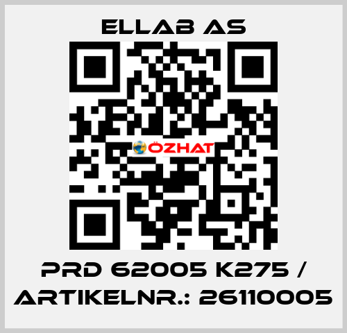 PRD 62005 K275 / Artikelnr.: 26110005 ELLAB AS