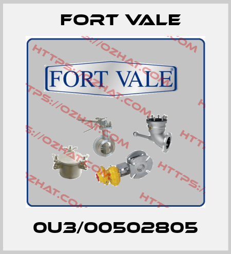 0U3/00502805 Fort Vale