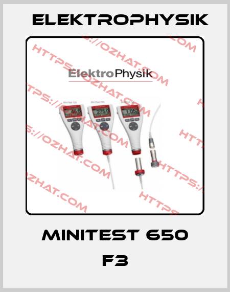 MiniTest 650 F3 ElektroPhysik