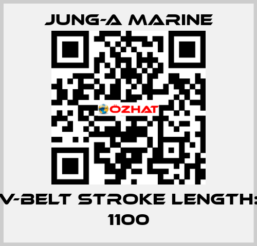 V-belt stroke length: 1100 JUNG-A MARINE