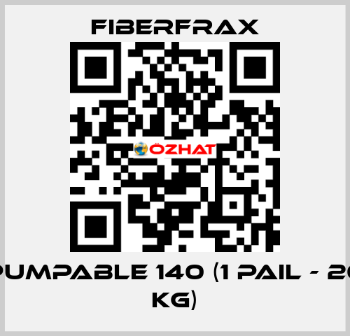PUMPABLE 140 (1 pail - 20 kg) Fiberfrax