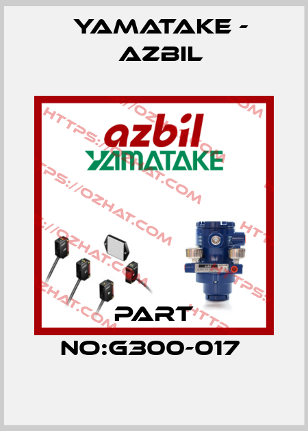 PART NO:G300-017  Yamatake - Azbil