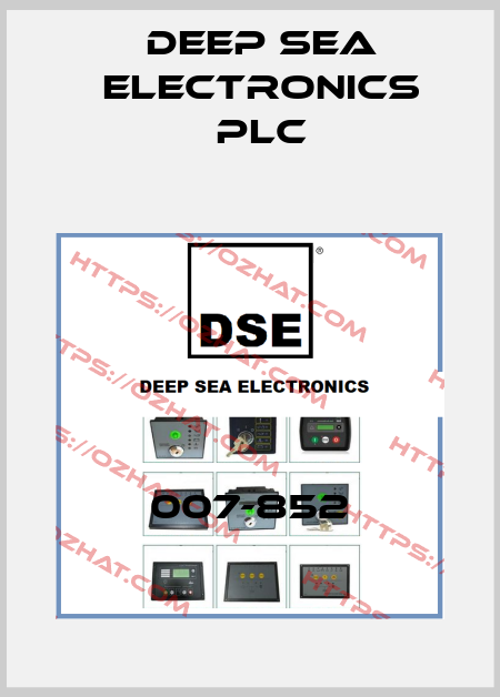 007-852 DEEP SEA ELECTRONICS PLC