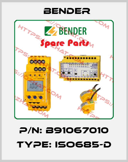 p/n: B91067010 type: iso685-D Bender