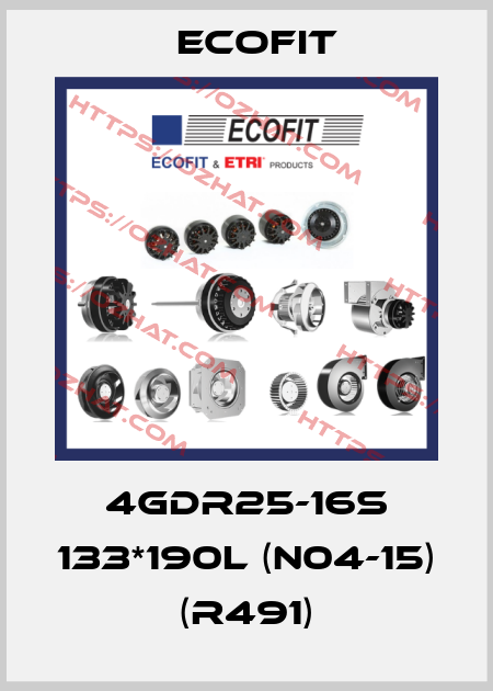 4GDR25-16S 133*190L (N04-15) (R491) Ecofit