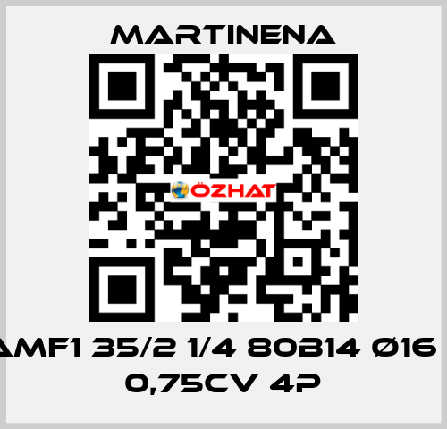 AMF1 35/2 1/4 80B14 Ø16 + 0,75Cv 4P Martinena