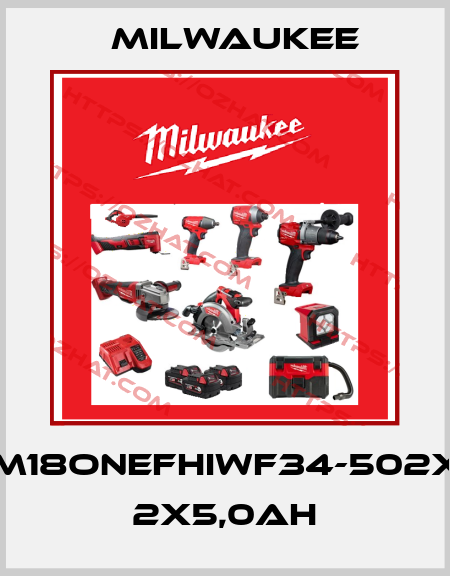 M18ONEFHIWF34-502X 2x5,0Ah Milwaukee