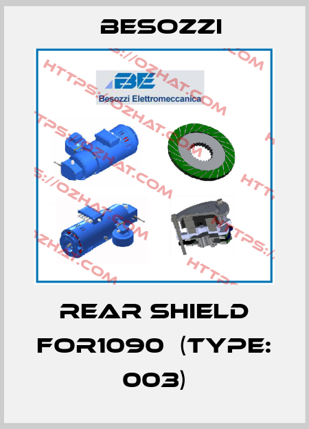 Rear shield for1090  (Type: 003) Besozzi
