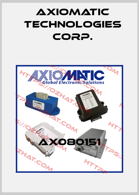 AX080151 Axiomatic Technologies Corp.