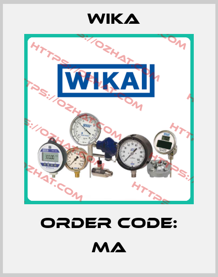 Order code: MA Wika