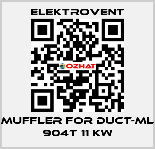 muffler for DUCT-ML 904T 11 kw ELEKTROVENT