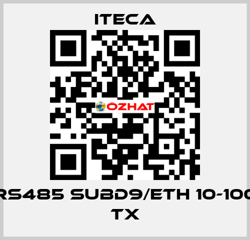 RS485 SUBD9/ETH 10-100 TX iteca