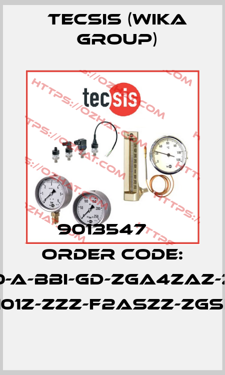9013547     Order code: S-10-A-BBI-GD-ZGA4ZAZ-ZZZ W101Z-ZZZ-F2ASZZ-ZGSE2 Tecsis (WIKA Group)