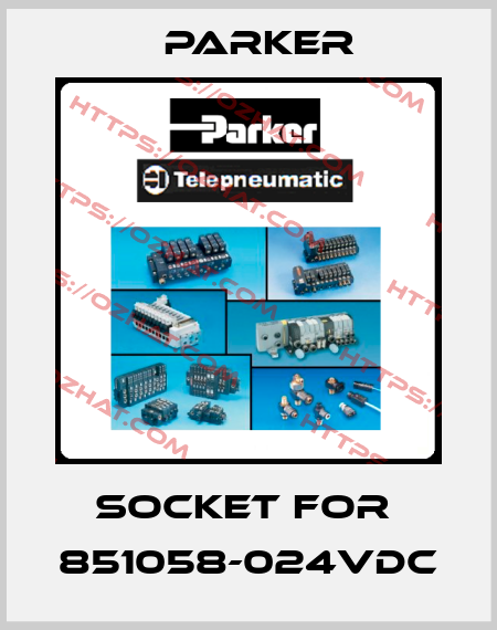 socket for  851058-024VDC Parker