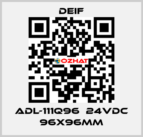 ADL-111Q96  24VDC 96x96mm Deif