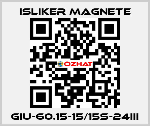 GIu-60.15-15/15S-24III ISLIKER MAGNETE