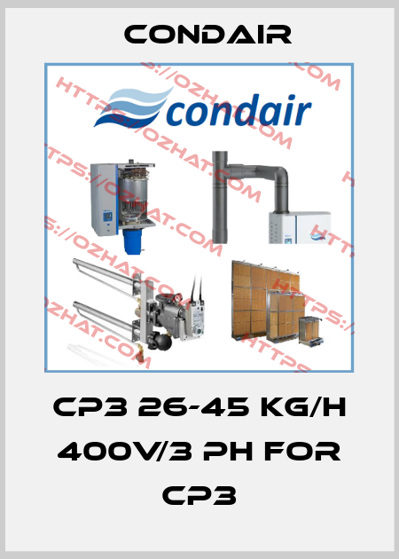 CP3 26-45 kg/h 400V/3 Ph for CP3 Condair