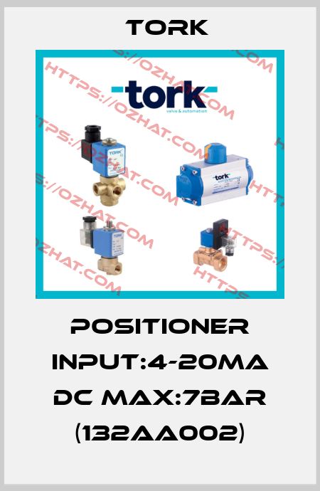 POSITIONER INPUT:4-20MA DC MAX:7BAR (132AA002) Tork